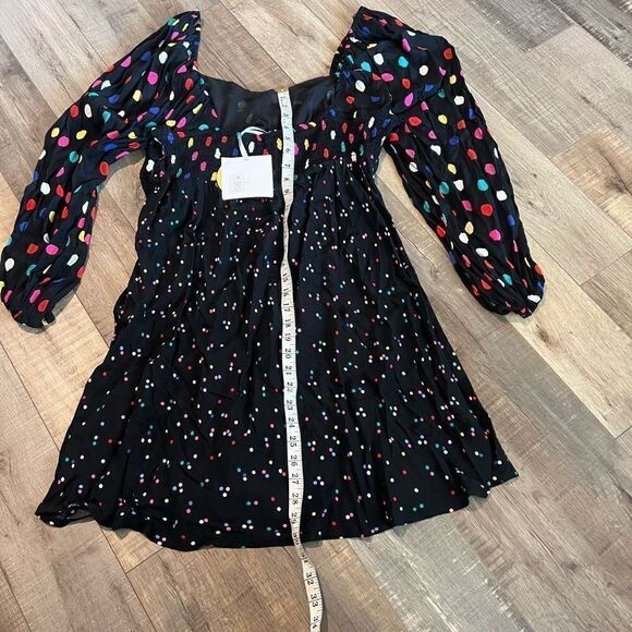 RIXO for Target Multicolor Polka Dot
Long Sleeve Short Dress Retro
Mixed Print s - Picture 2 of 10